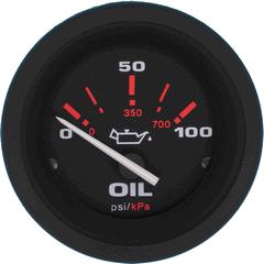 Veethree VeeThree Amega Oil Pressure Gauges 0-100psi